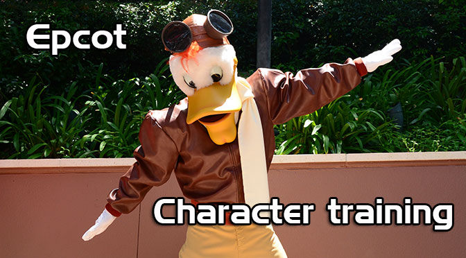 Epcot Character training meets