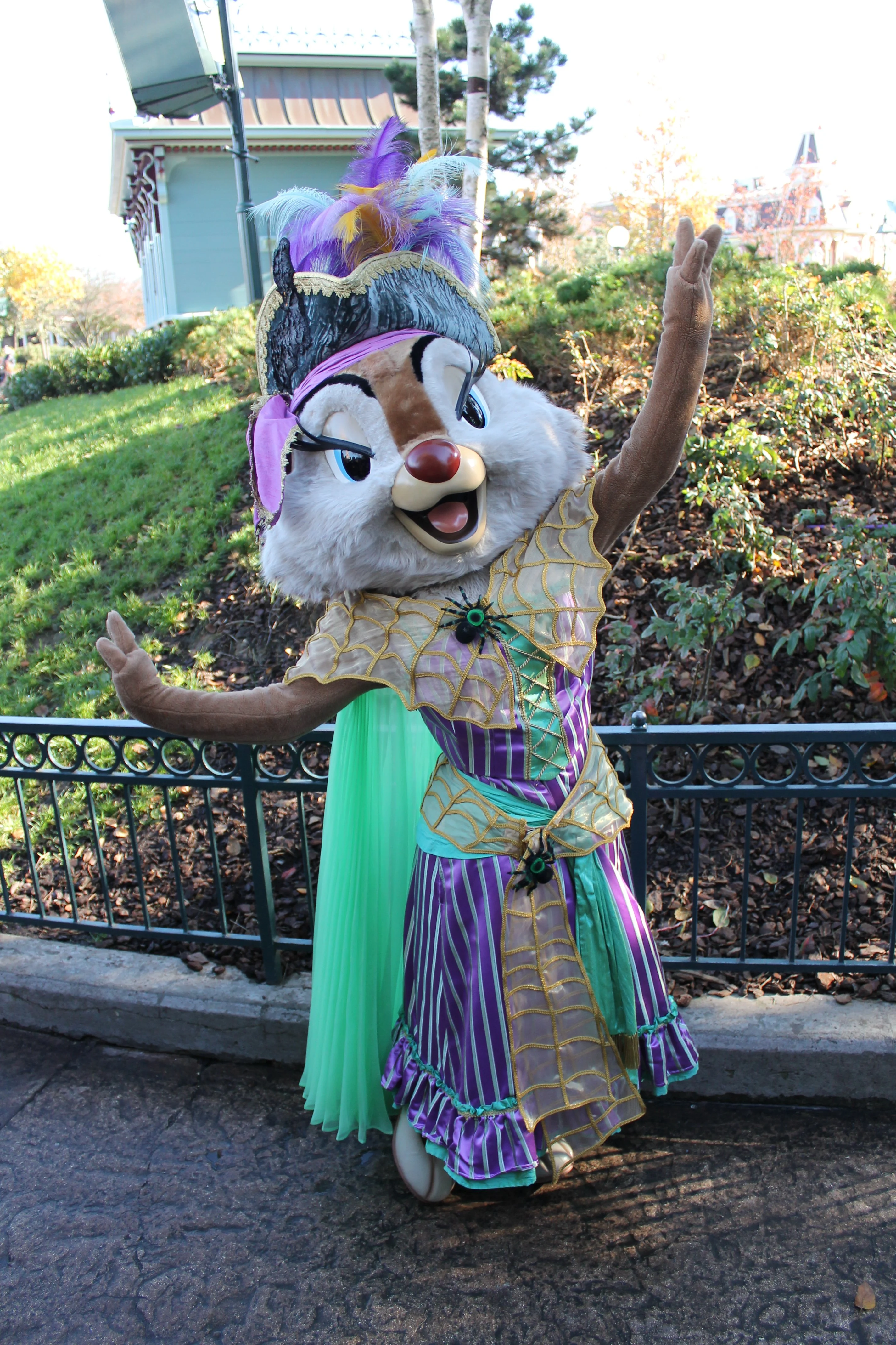 Clarice dressed for Halloween, this outfit was only used on October 31st 2012
