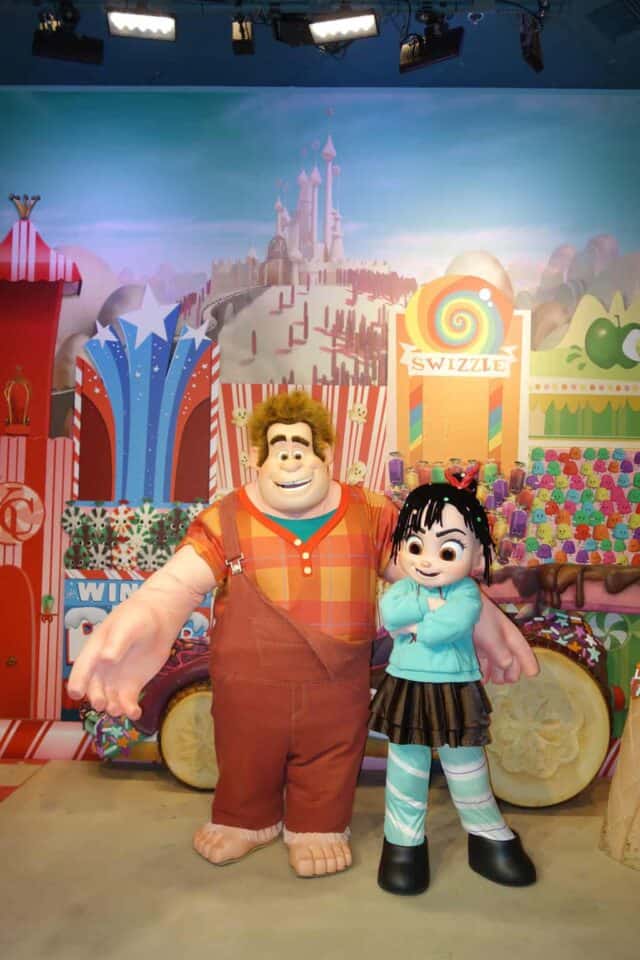 Wreck-it Ralph and Vanellope at Hollywood Studios 2013