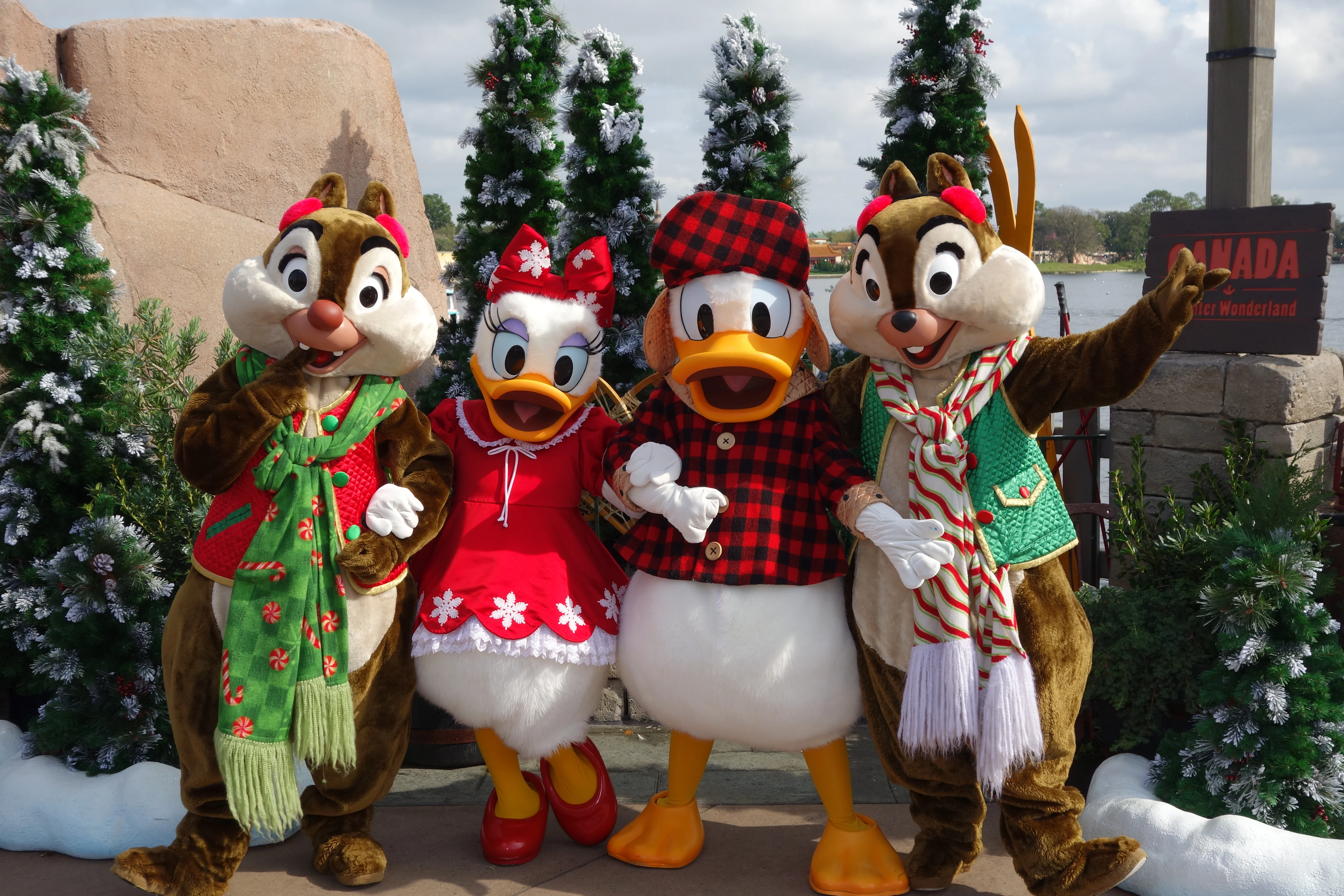 Winter Wonderland at Epcot's Canada Pavilion January 2013