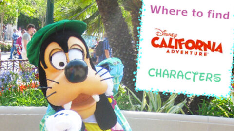 California Adventure Character Locations