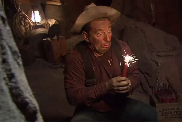 Big Thunder Mountain Railroad Miner hard at work