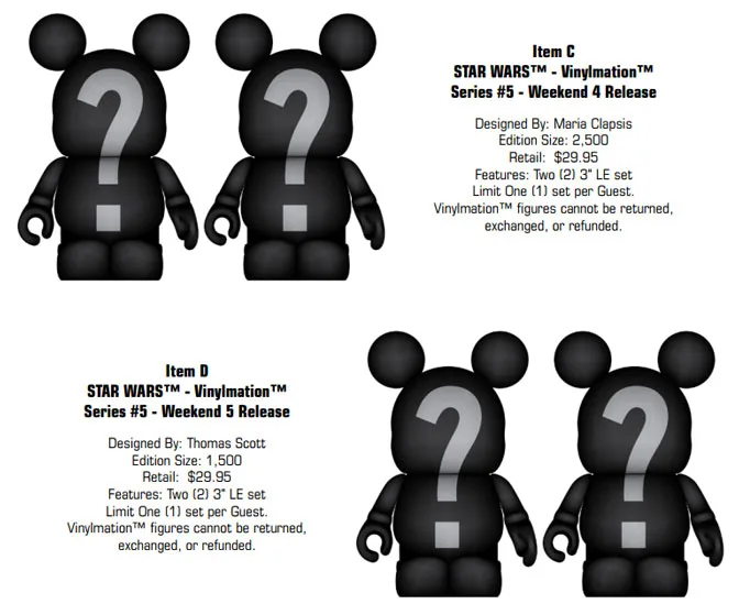 Star Wars Weekends Vinylmation 2 l kennythepirate.com