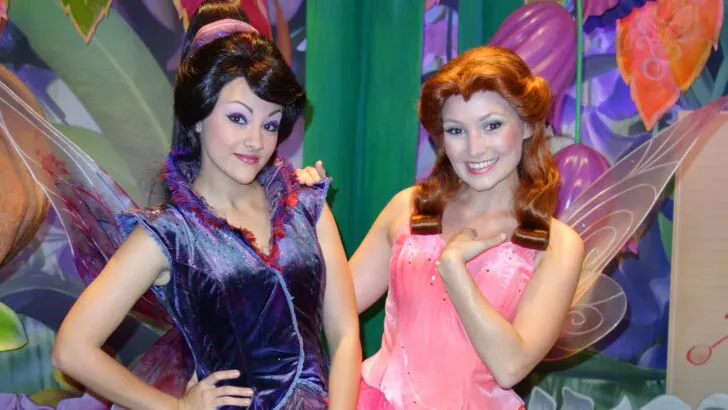 Vidia and Rosetta at Magic Kingdom 2013