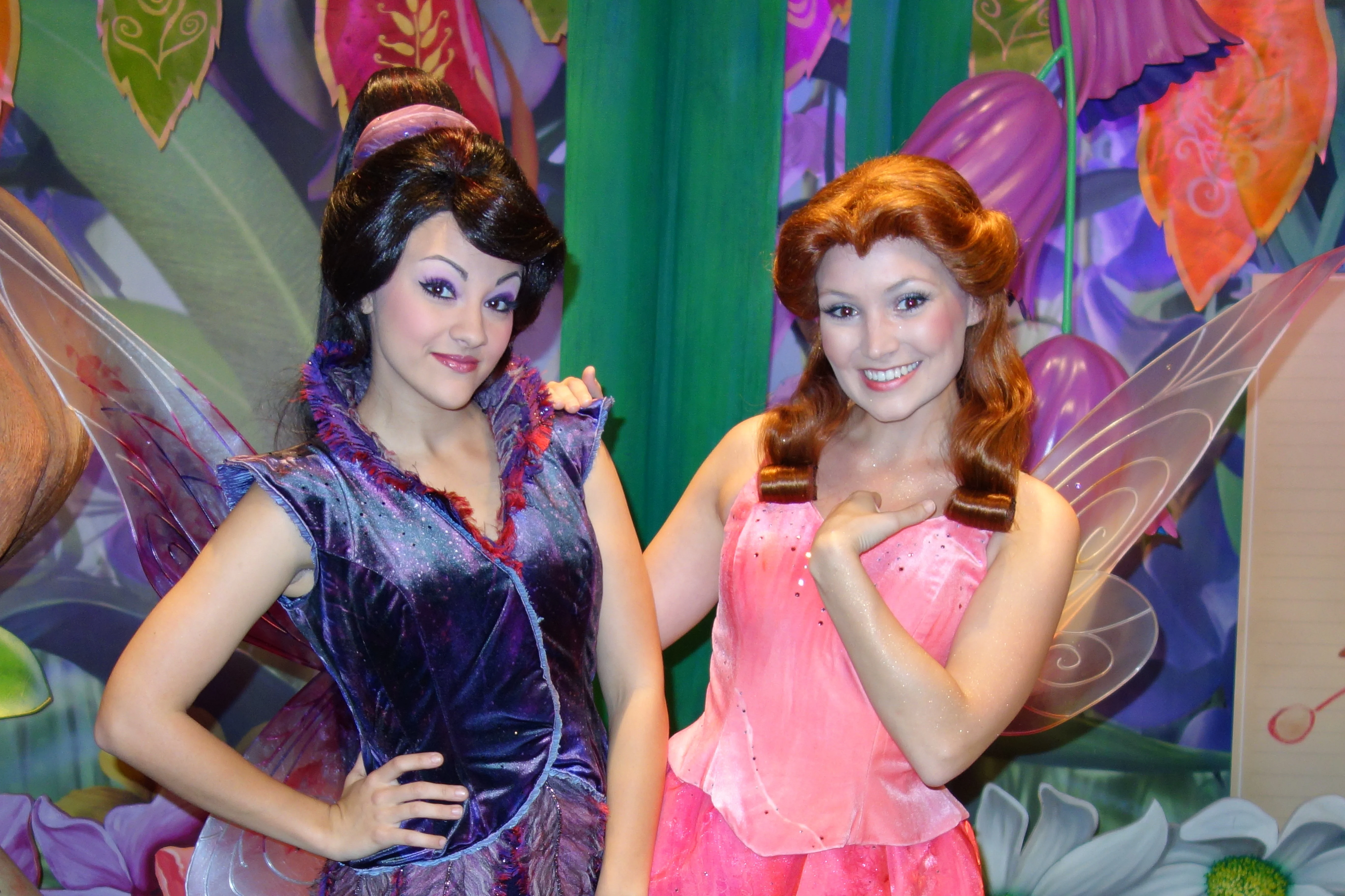 Walt Disney World, Magic Kingdom, Tinker Bell's Nook, Vidia, Rosetta, Meet and Greet