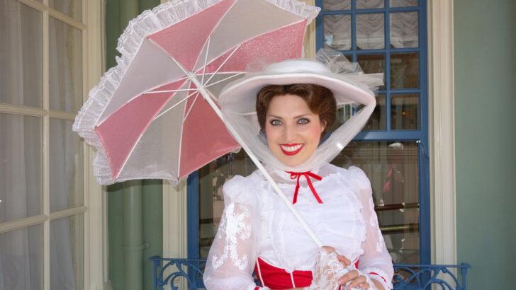 Mary Poppins at the Magic Kingdom 2013