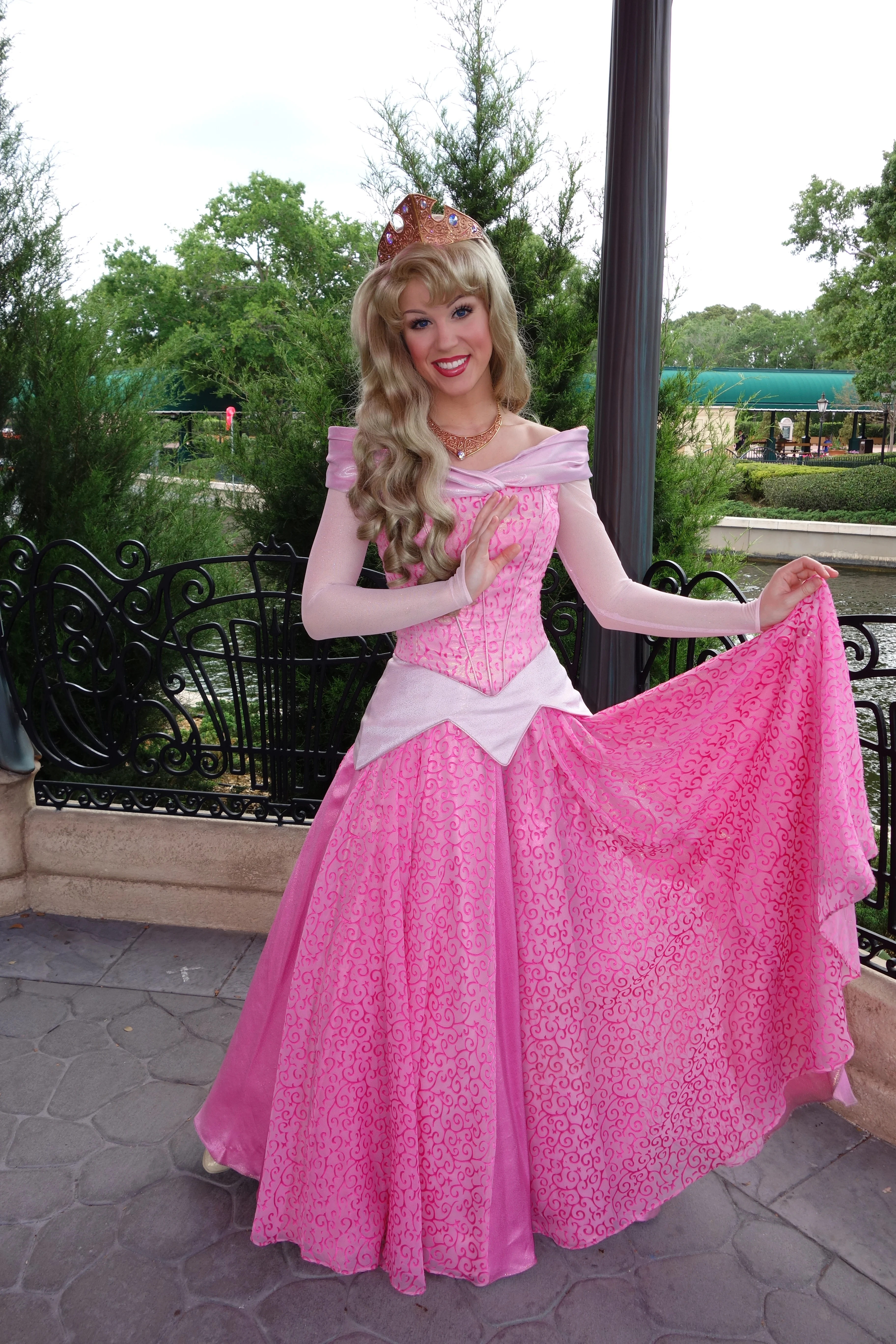 Princess Aurora in France at Epcot
