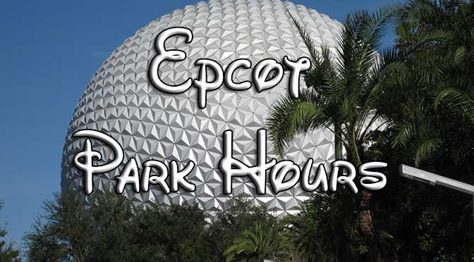 walt disney world epcot park hours