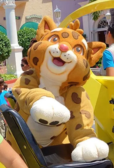 Baby Jaguar meet and greet at Universal Studios Florida