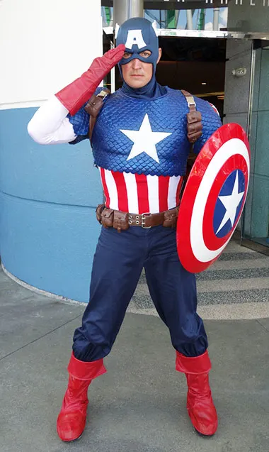 Captain America Universal Orlando Islands of Adventure Characters