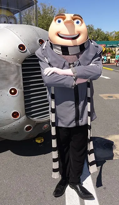 Gru meet and greet Universal Studios Florida