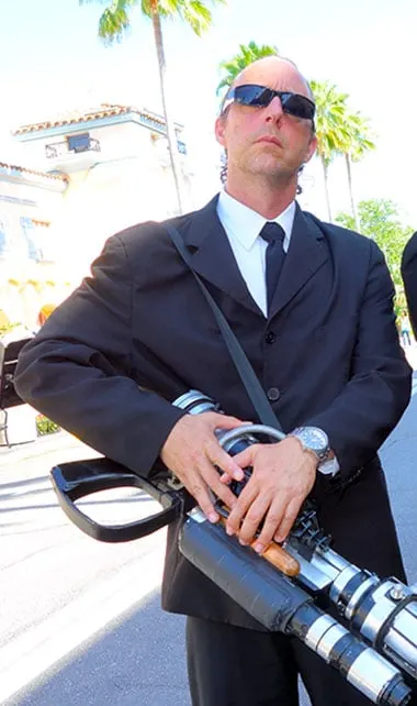 Men in Black character meet and greet in Universal Orlando