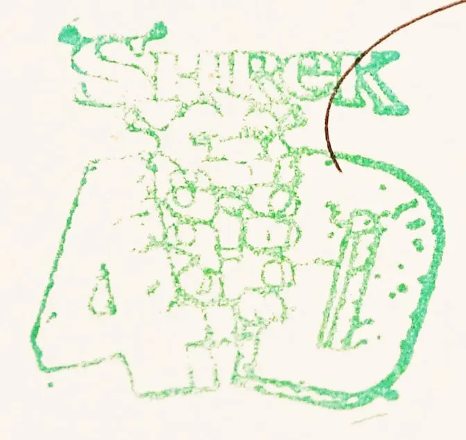 Shrek autograph