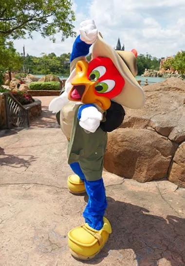 Woody Woodpecker Universal Orlando's Islands of Adventure Character