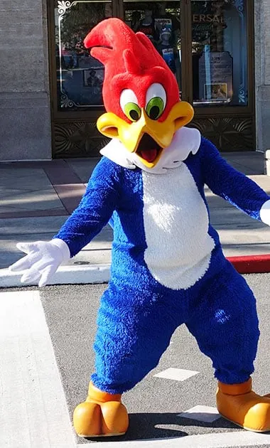 Woody Woodpecker meet and greet at Universal Studios Florida