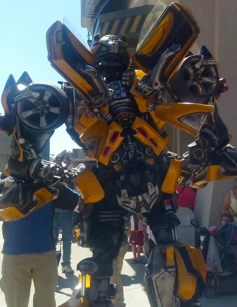 Bumblebee Transformers Universal Studios Hollywood 2012