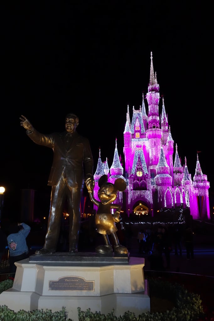 Cinderella Castle, Magic Kingdom, Walt Disney World, Christmas Lights