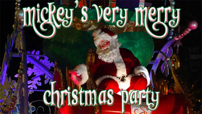 mickey's very merry christmas party guide