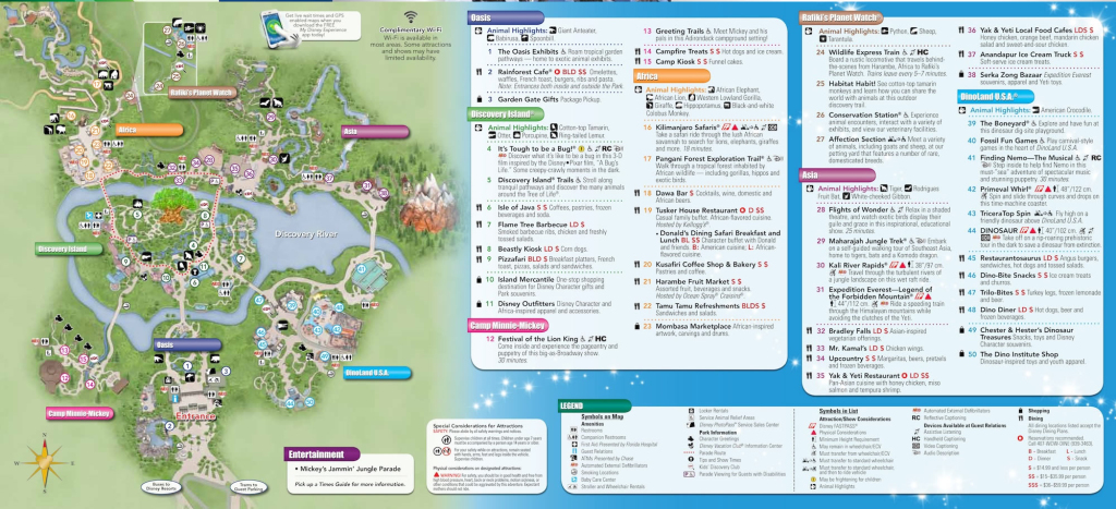 Animal Kingdom Map