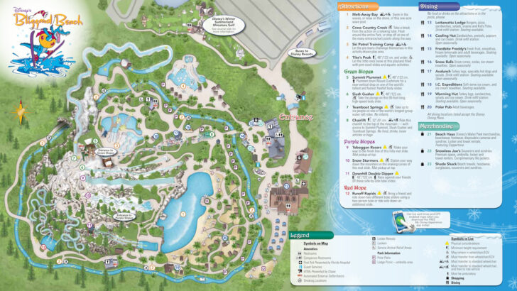 Walt Disney World Water Park Maps