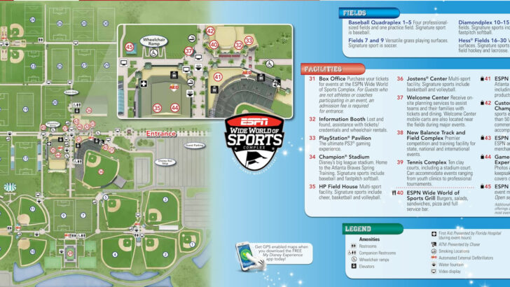 ESPN Wide World of Sports Map