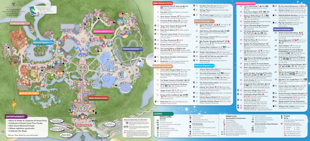 Walt Disney World Maps For Theme Parks Resorts