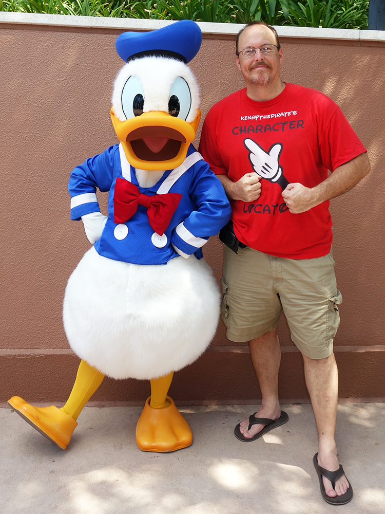 Donald Trainer Recent Epcot fur training at World Showplace: Sailor Donald, Liverlips ...