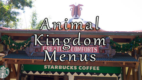 Animal Kingdom Menus