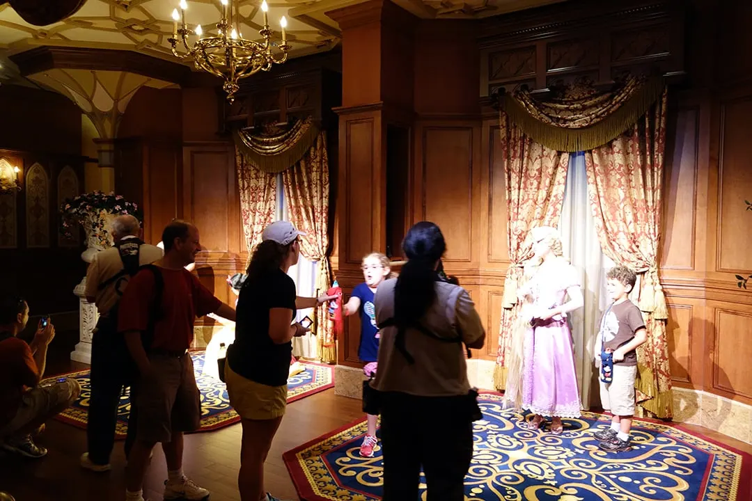 View of a princess meet area.