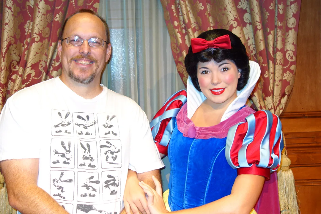 Snow White inside Princess Fairytale Hall
