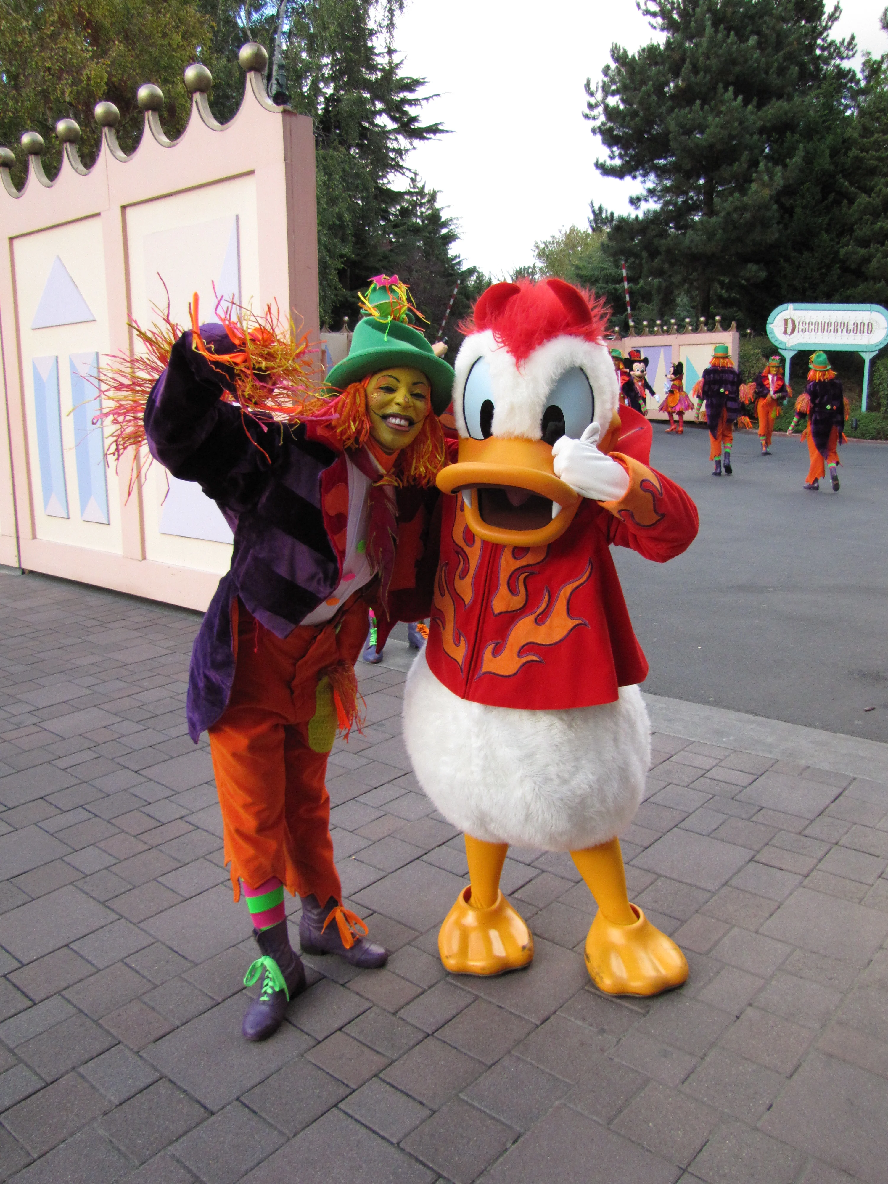 This outfit was used during the Halloween Season of 2011 and 2012. He wore it during a Halloween Show, after each show he would do a short meet'n'greet with guests.