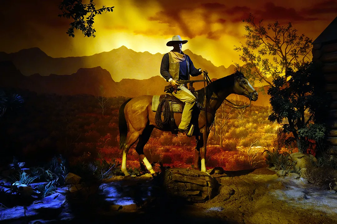 If you want your vehicle to be overtaken by a cowboy, take the first one or request the cowboy scene. It's cool because it catches fire!
