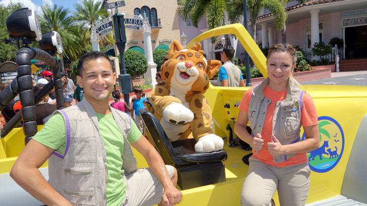 Meeting Dora the Explorer, Diego, Boots and Baby Jaguar at Universal Studios Florida