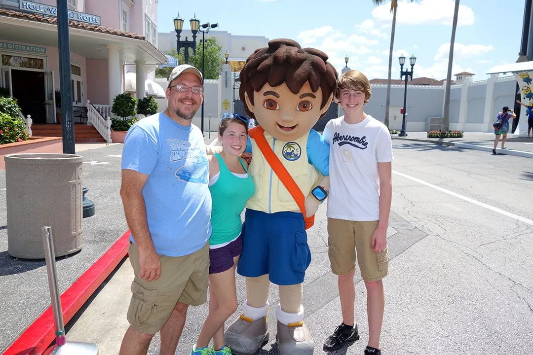 Diego Marquez at Universal Studios Orlando 2013