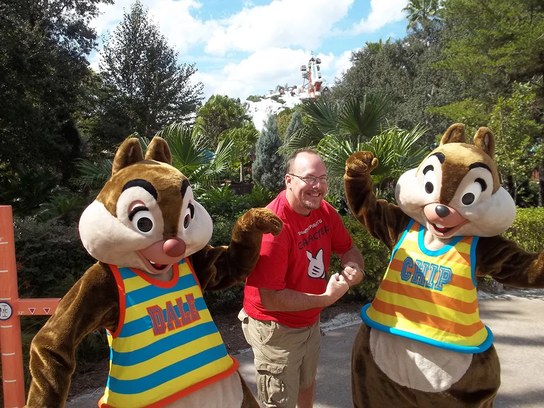 Walt Disney World, Character Meet and Greet, Halloween, Blizzard Beach, Chip n Dale