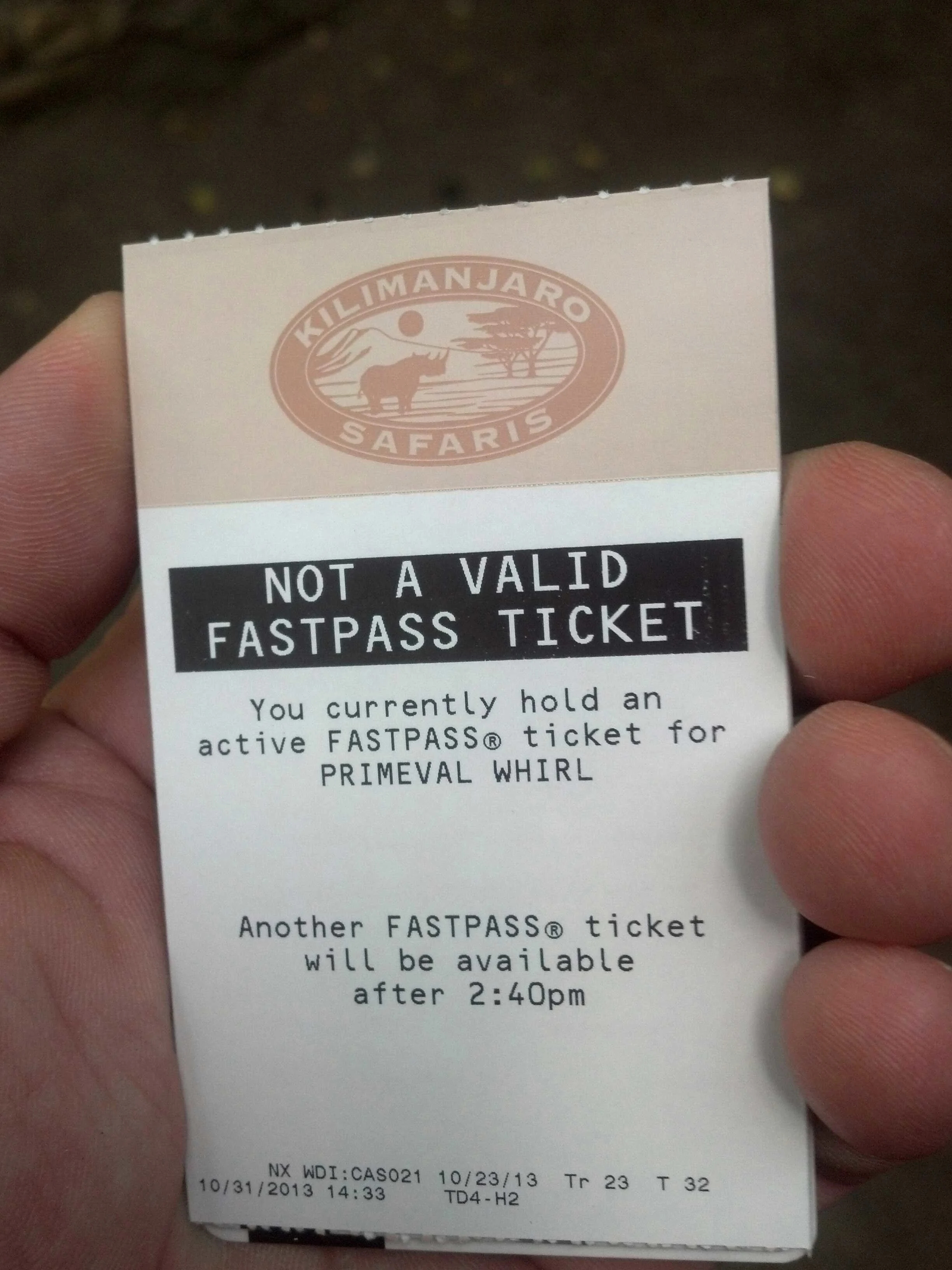 Kilimanjaro Safari Fastpass Animal Kingdom Kenny the Pirate