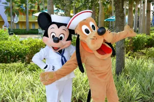 Walt Disney World, Character Meet and Greet, Halloween, Pop Century Resort, Sailor Mickey, Pluto