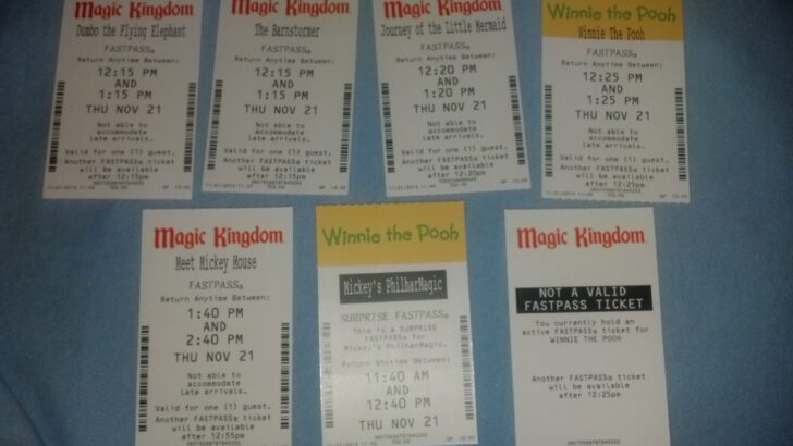 How I got 9 Fastpasses at once at the Magic Kingdom