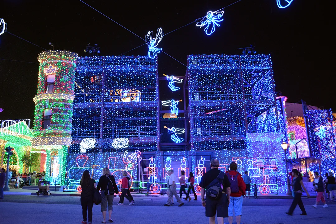 Walt Disney World, Hollywood Studios, Osborne Family Spectacle of Dancing Lights, Christmas Lights