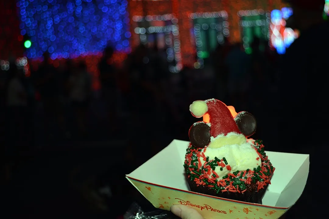 Walt Disney World, Hollywood Studios, Osborne Family Spectacle of Dancing Lights, Christmas Lights, Holiday Cupcake
