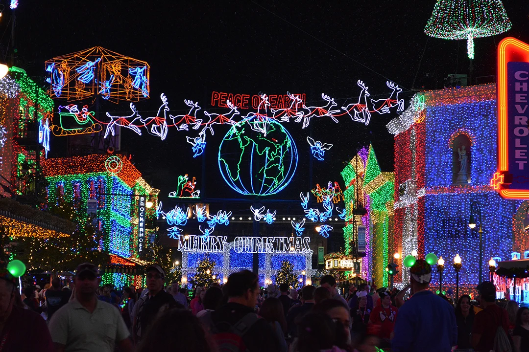 Walt Disney World, Hollywood Studios, Osborne Family Spectacle of Dancing Lights, Christmas Lights