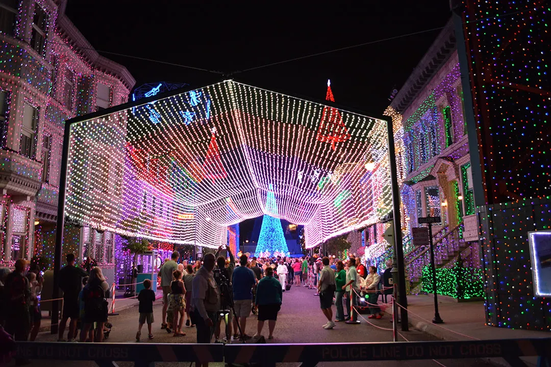 Walt Disney World, Hollywood Studios, Osborne Family Spectacle of Dancing Lights, Christmas Lights