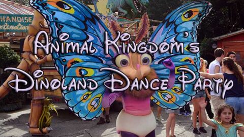 Animal Kingdom’s Dinoland Dance Party with photos, video and high quality commentary!