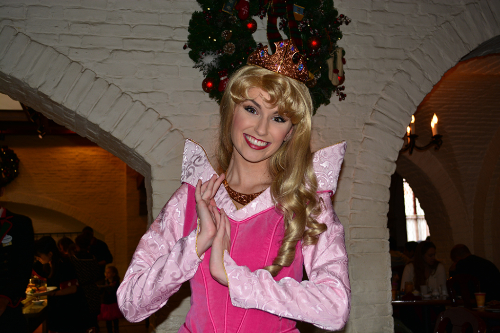 Walt Disney World, Epcot, Akershus Royal Banquet Hall, Princess Character Meal, Aurora, Briar Rose, Sleeping Beauty