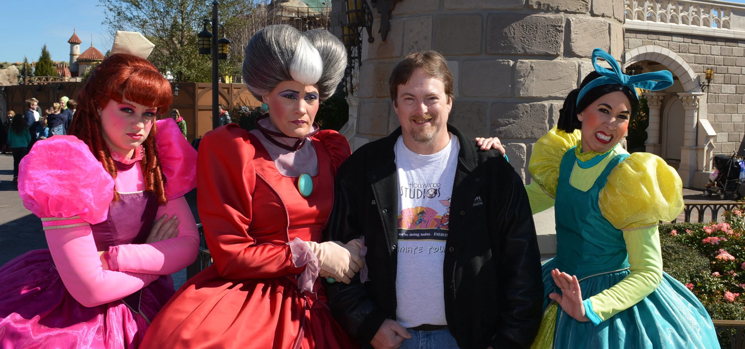 Walt Disney World, Magic Kingdom, Fantasyland, Anastasia Drizella Lady Tremaine, Cinderella Step Sisters, Meet and Greet
