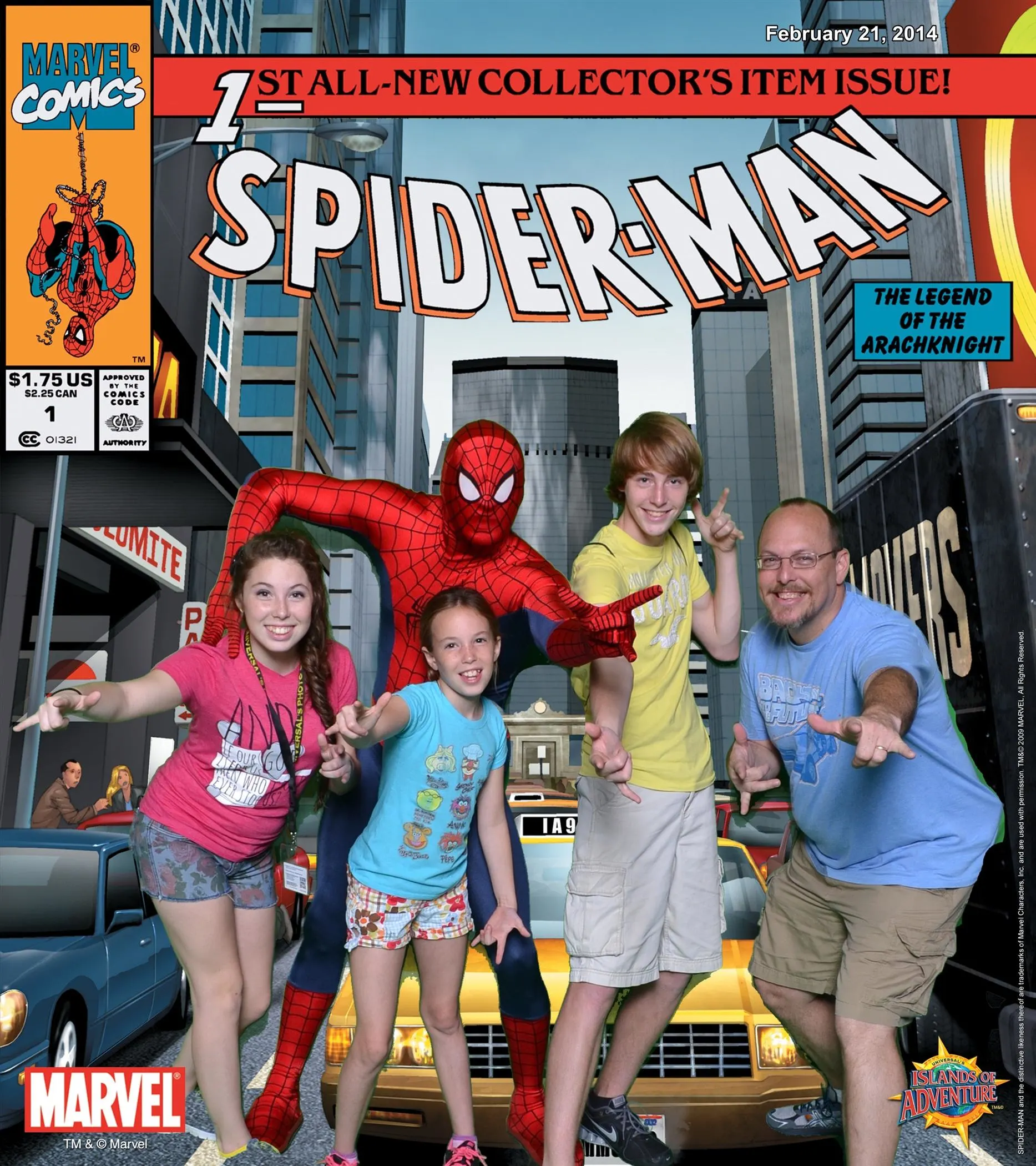 Universal Orlando, Universal Studios Florida, Spiderman, meet and greet