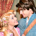 Walt Disney World, Magic Kingdom, Characters, Valentines Day, Rapunzel and Flynn Rider