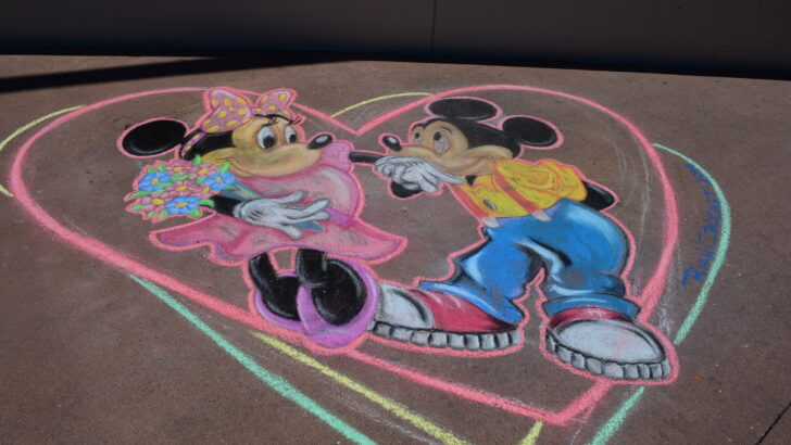 What happens on Valentine's Day in Walt Disney World?