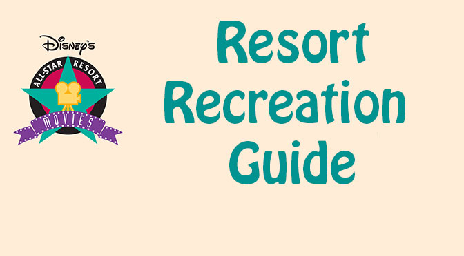All Star Movies Resort Recreation Activity Guide