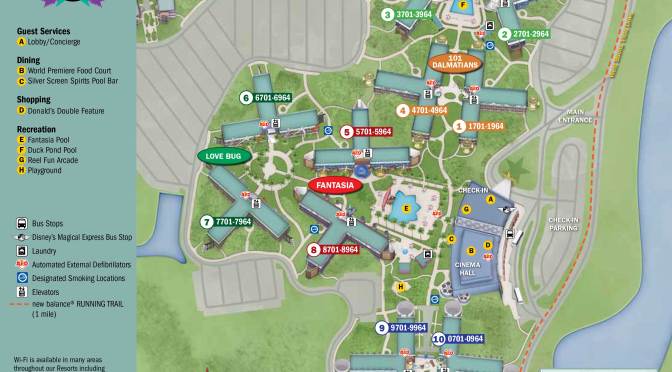 All Star Movies Resort Map | KennythePirate.com